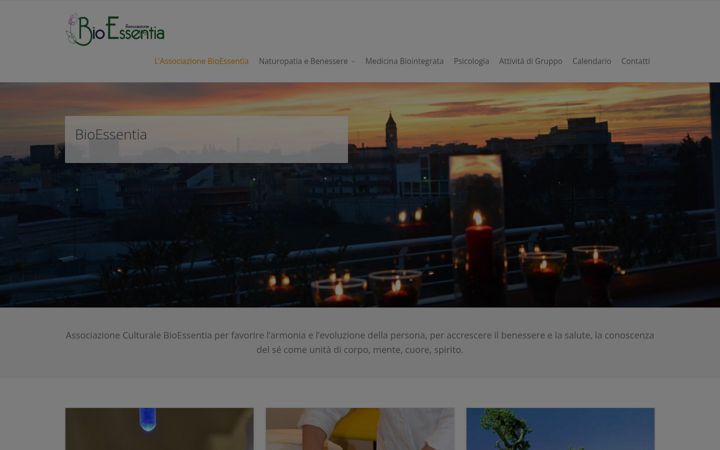 Screenshot von bioessentia.it