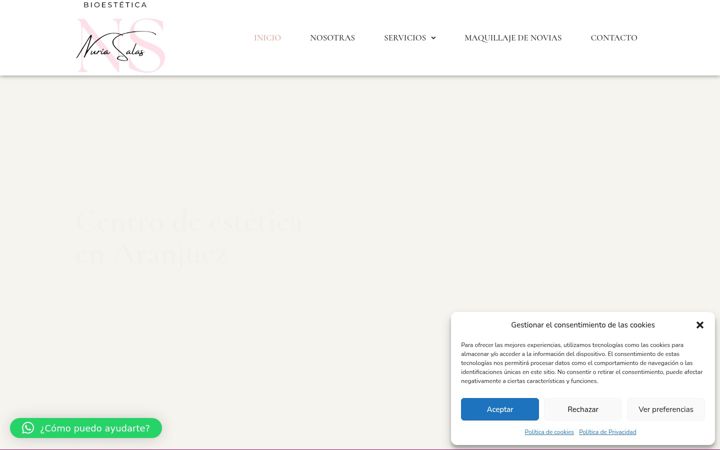 Screenshot of bioesteticanuriasalas.com