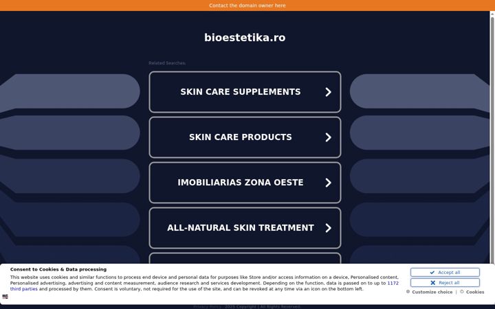 Screenshot of bioestetika.ro