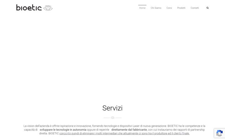 Screenshot von bioeticsrl.it