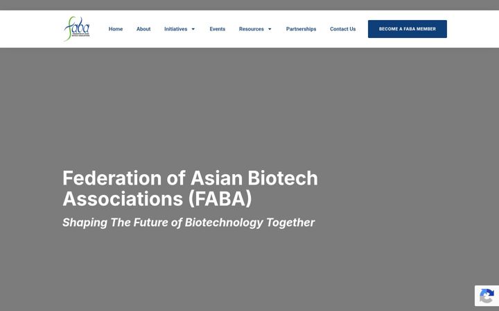 Captură de ecran a biofaba.org.in