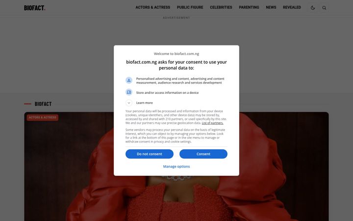 Screenshot of biofact.com.ng