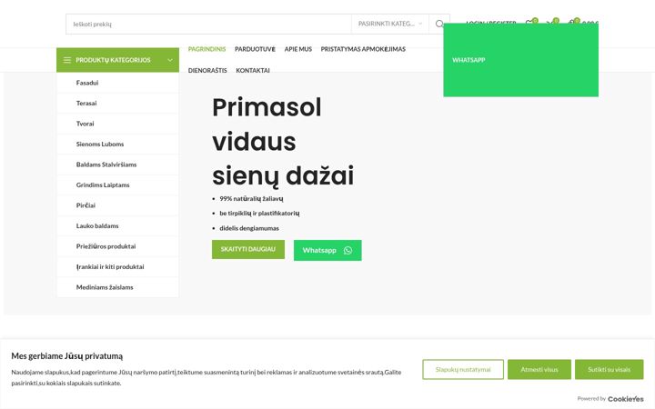 Ekraanipilt saidist biofaeco.lt