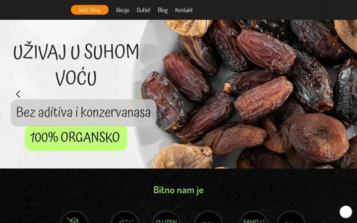 Screenshot of biofan.ba