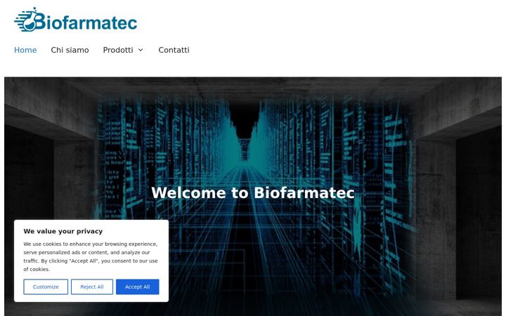 Screenshot of biofarmatec.com