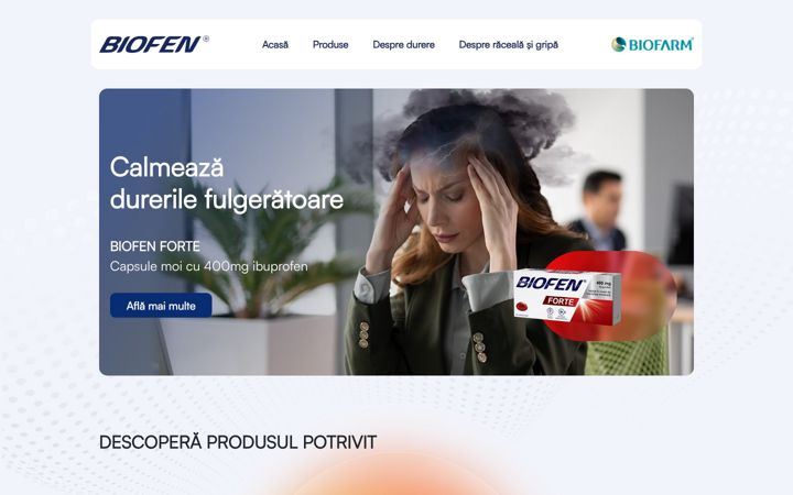 Képernyőkép: biofen.ro