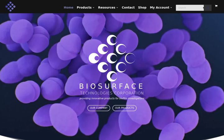 Screenshot of biofilms.biz