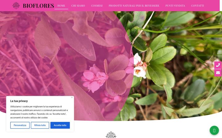 Screenshot von bioflores.it