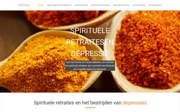 Captura de ecrã de biofoodonline.nl