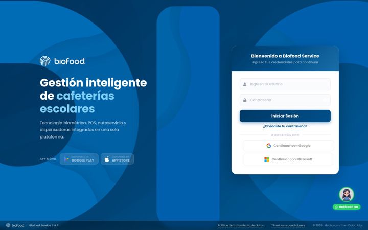 Zrzut ekranu biofoodsoftware.co