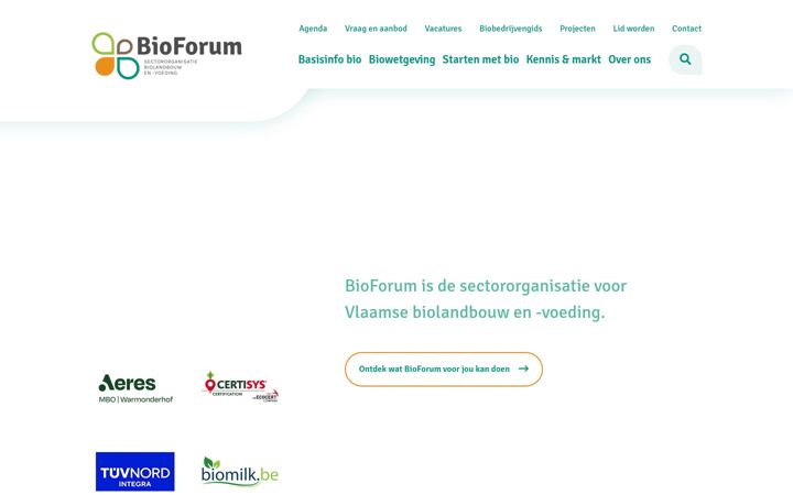 Screenshot of bioforum.be