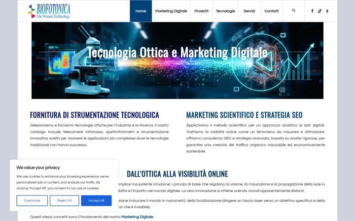 Screenshot του biofotonica.eu