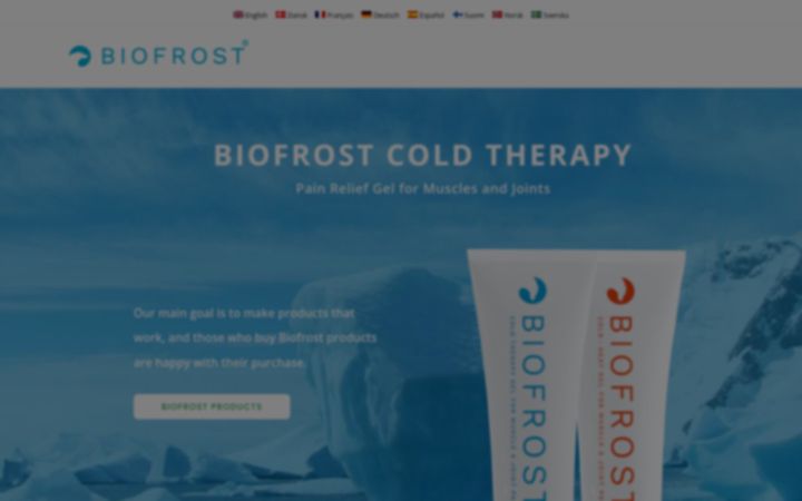 Ekrano kopija biofrost.fi