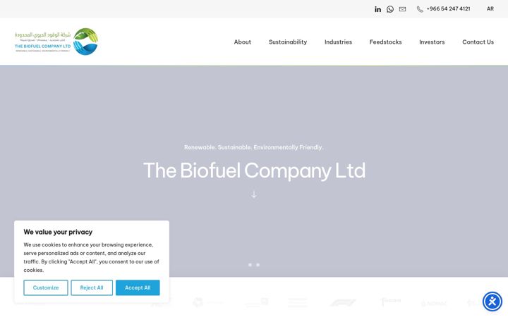 Screenshot of biofuel.sa