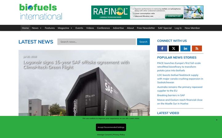 Screenshot of biofuels-news.com