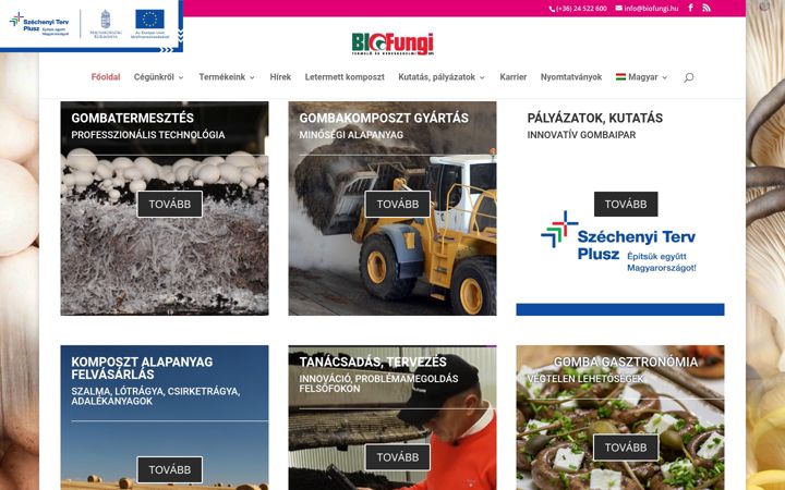 Skærmbillede af biofungi.hu