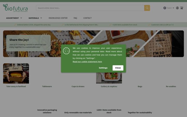 Screenshot of biofutura.com