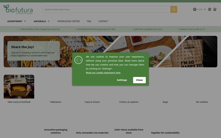Screenshot of biofutura.nl