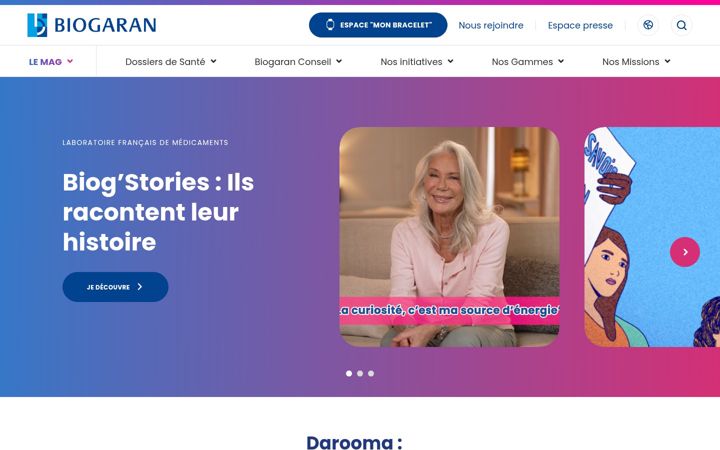 Screenshot of biogaran.website