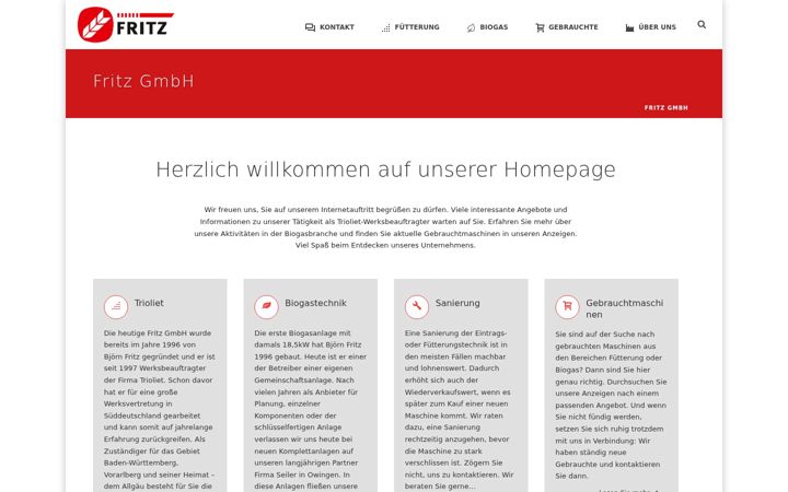 Screenshot of biogas-online.de