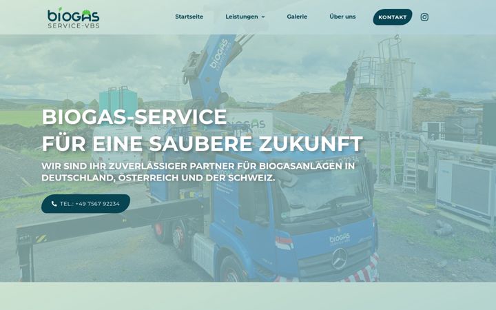 Screenshot of biogas-service-vbs.de