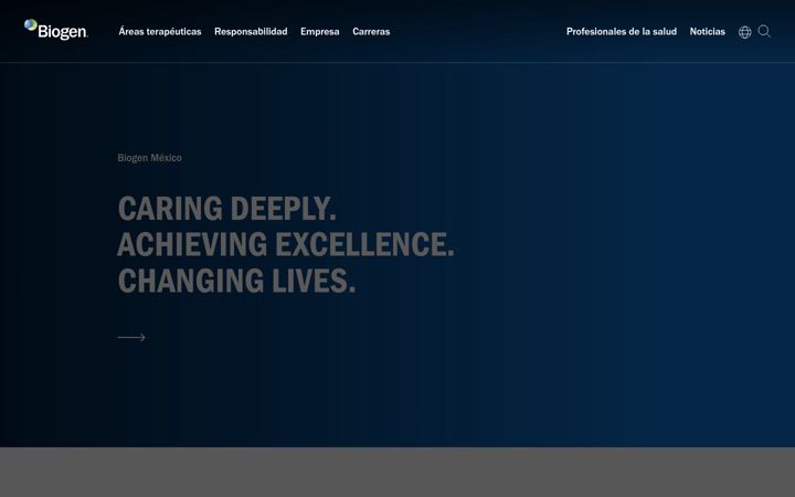Zrzut ekranu biogen.com.mx