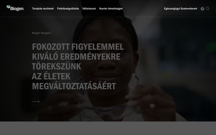 Skærmbillede af biogen.hu