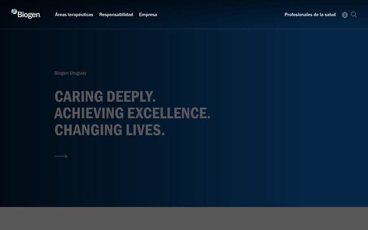Screenshot of biogen.uy