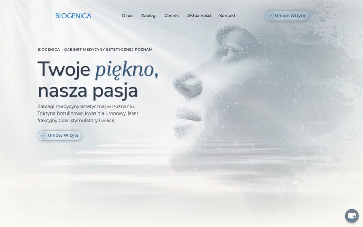 Screenshot of biogenica.pl
