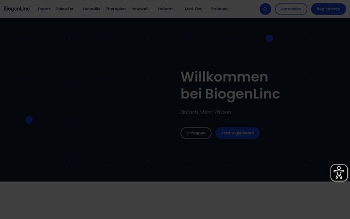 Екранна снимка на biogenlinc.de