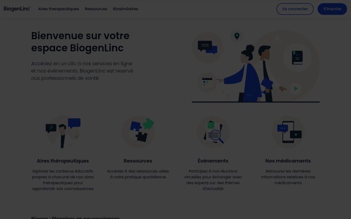 Screenshot of biogenlinc.fr
