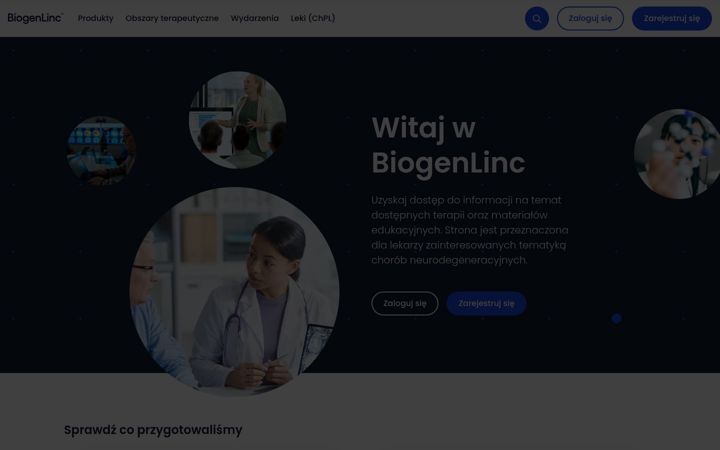 Screenshot of biogenlinc.pl
