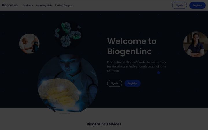 Screenshot of biogenpro.ca