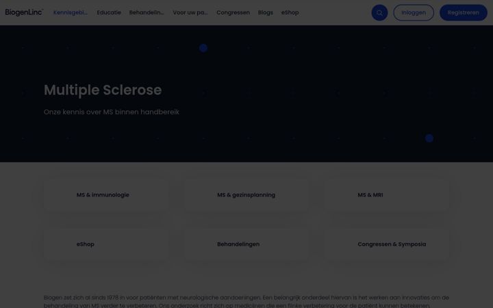 Screenshot ta' biogentalks.nl