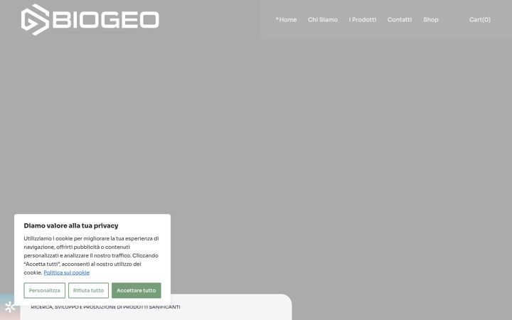 Screenshot of biogeogroup.com