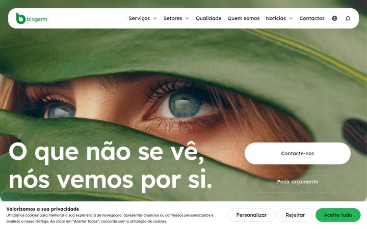 Screenshot van biogerm.pt