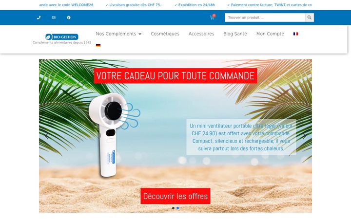 Screenshot ta' biogestion.ch