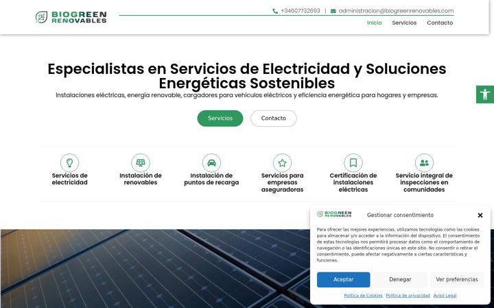 Screenshot of biogreenrenovables.es