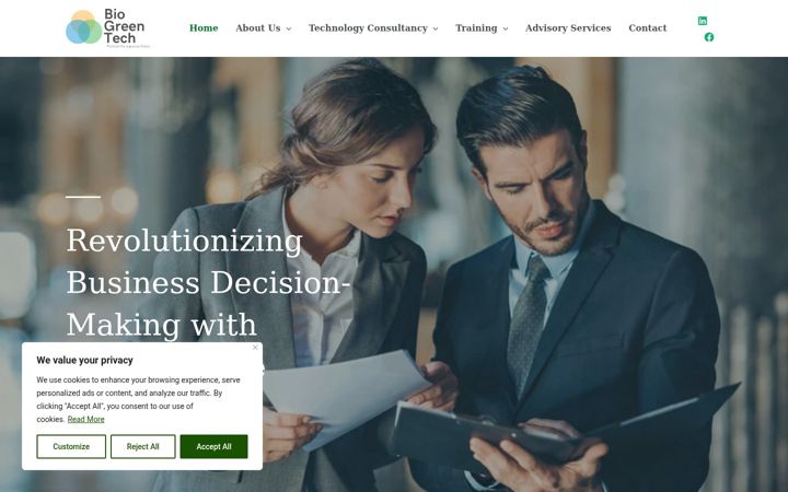 Screenshot of biogreentech.co.uk