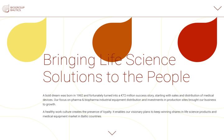 Screenshot of biogroupbaltics.com