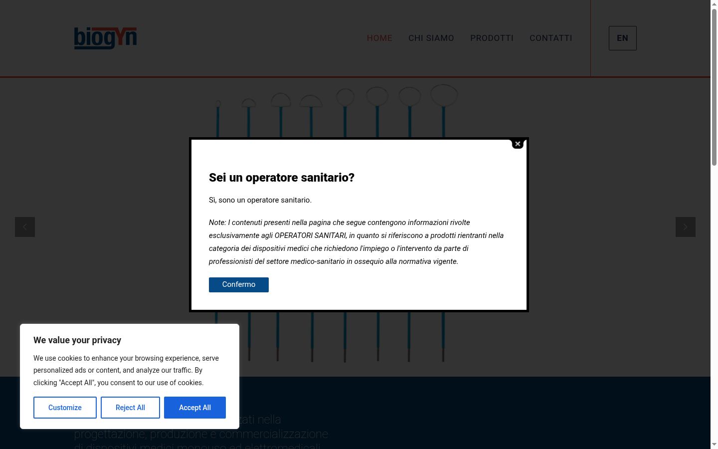 Zrzut ekranu banera zgody wyświetlanego przed jakąkolwiek interakcją