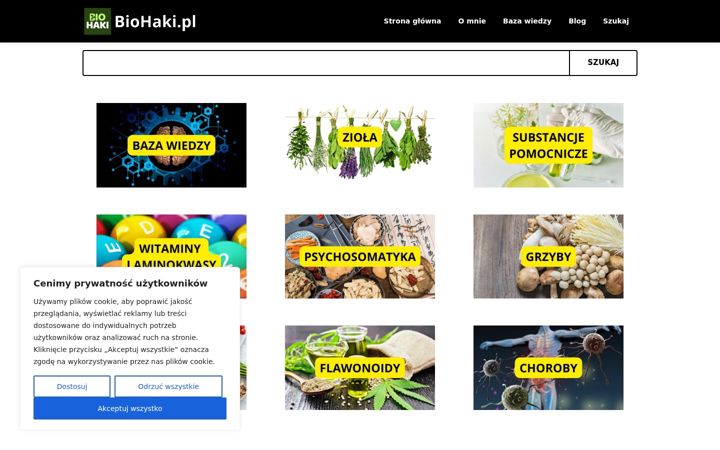 Screenshot of biohaki.pl