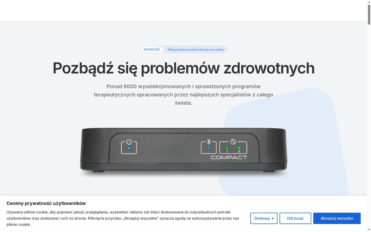 Screenshot tal-banner tal-kunsens muri qabel kwalunkwe interazzjoni