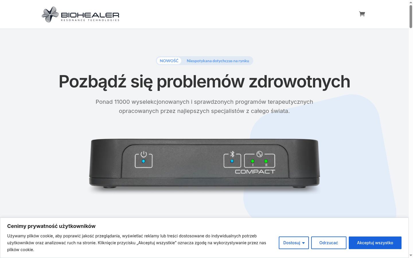 Snímek obrazovky baneru souhlasu zobrazeného před jakoukoli interakcí