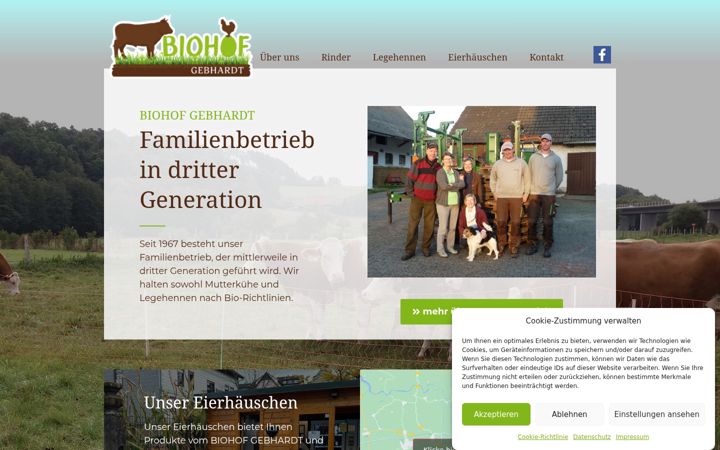 Screenshot of biohof-gebhardt.de