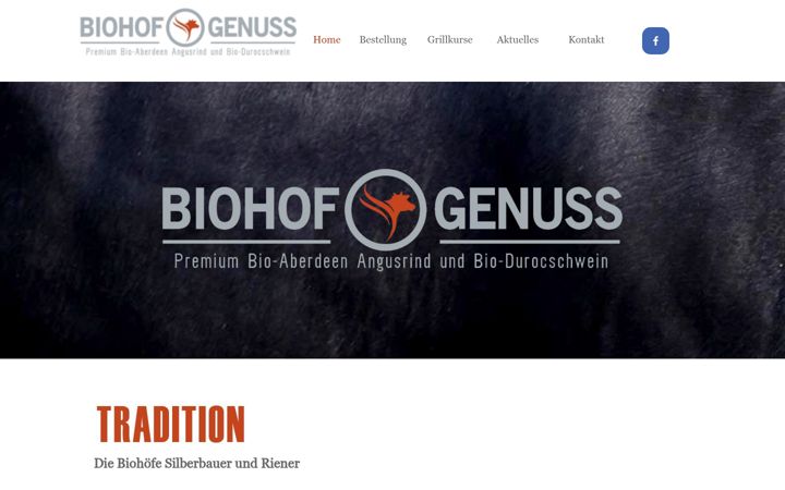 Screenshot of biohof-genuss.at