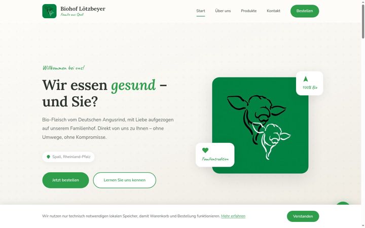 Screenshot of biohof-loetzbeyer.de