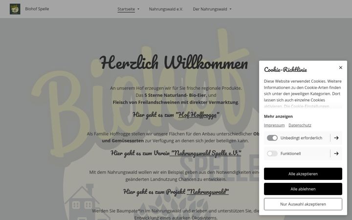 Screenshot of biohof-spelle.de