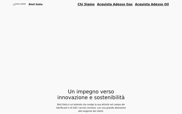 Screenshot of bioil-italia.com
