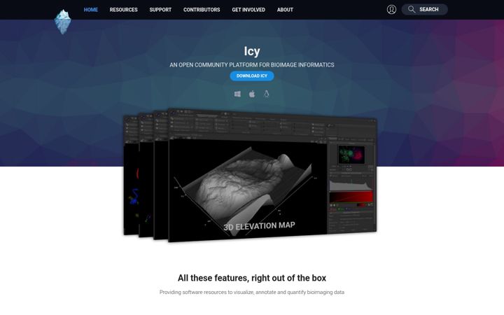 Screenshot stránky bioimageanalysis.org